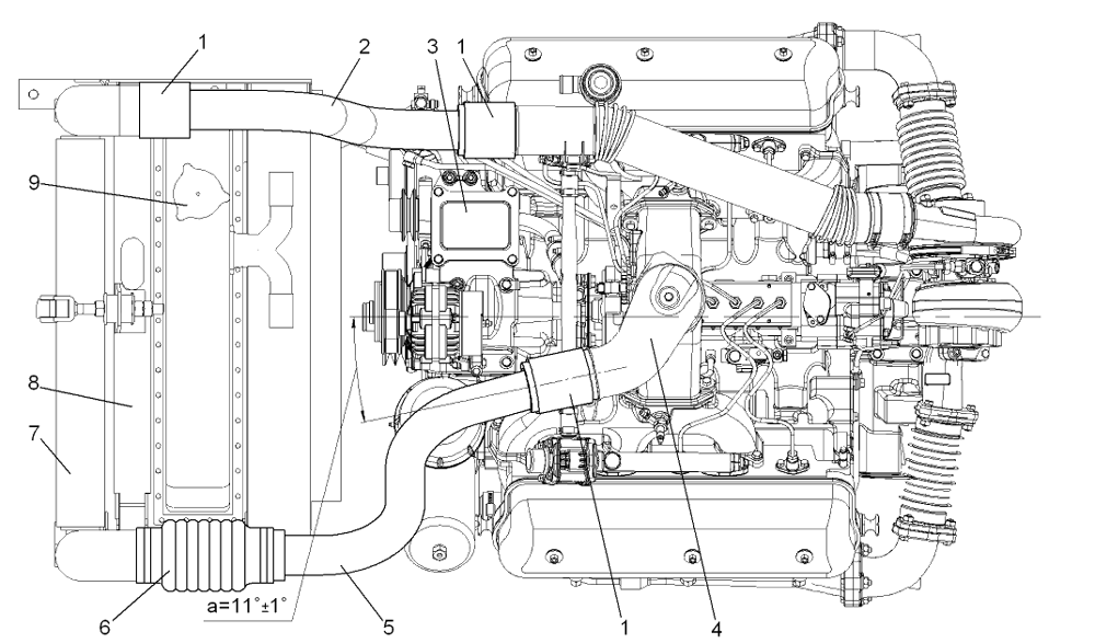 Двигатель бульдозера Б10м